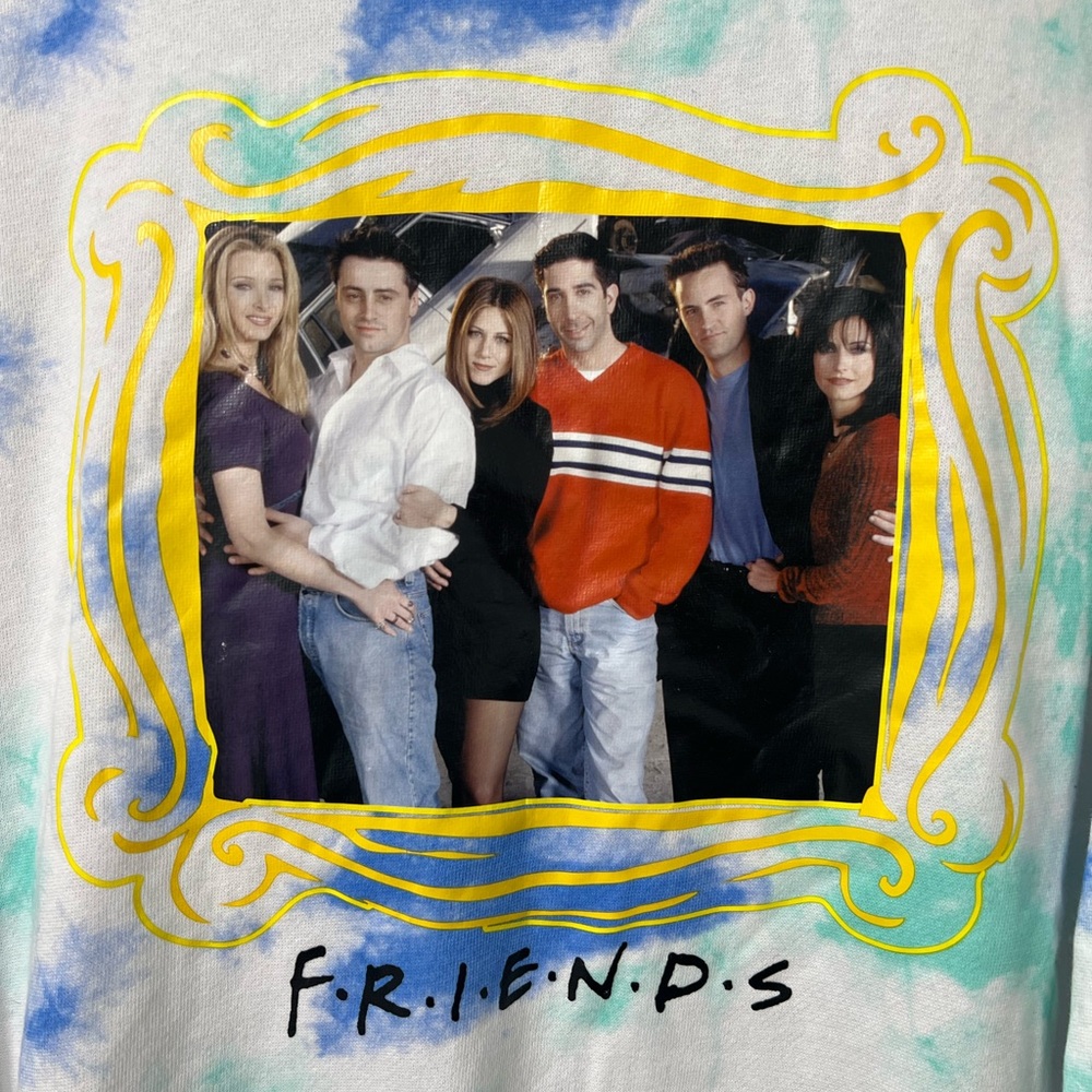 Friends Cast Juniors Tie-dye Graphic Sweatshirt - Picture 3 of 11